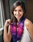 Heart Lace Infinity Scarf