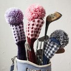 Gingham Check Golf Club Cover