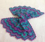 Ridged Chevron Butterfly Blanket