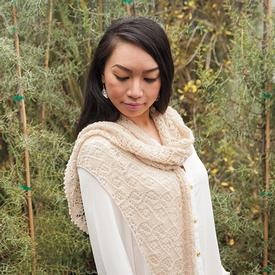 Windermere Lace Wrap - knitting pattern