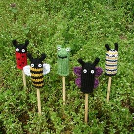 Garden Critter Finger Puppets