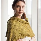 Fir Cone and Lace Shawl Pattern