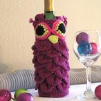 Owl Drink to That Wine Bag