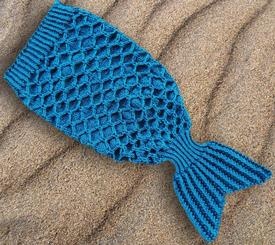 Baby Mermaid Tail - knitting pattern