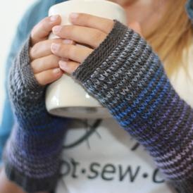 Kaleidoscope Fingerless Mitts - Shop Now at KnitPicks
