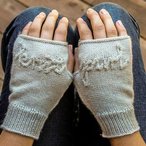 Knit and Purl Hand Mitts 