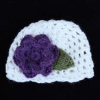 Bulky Crochet Flower Hat
