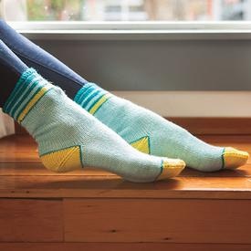 Puddle Jumper Socks - knitting pattern
