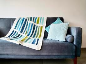 Weald Throw - knitting pattern