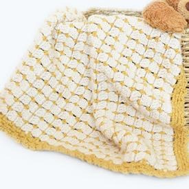 Soft Squares Baby Blanket - knitting pattern