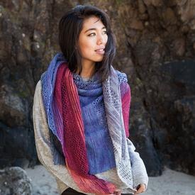 Find Your Fade Shawl - knitting pattern