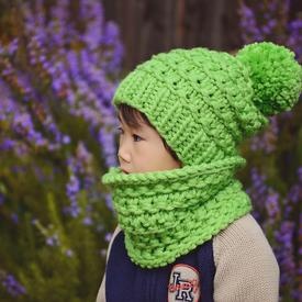 Belle Slouch Beanie and Cowl