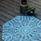 Pineapple Throw Rug Pattern
