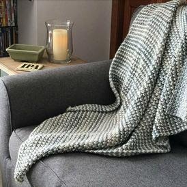 Relaxation Blanket Throw - knitting pattern