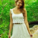 Twirl of Your Dreams Crop Top and Skirt Pattern
