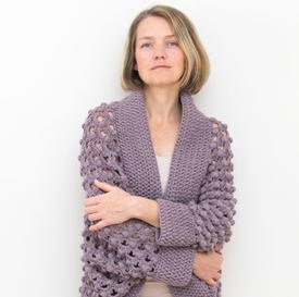 Ash Rose Shrug - knitting pattern