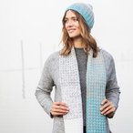 Gradient Hat and Scarf Pattern