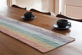 Linen Dream Rug and Table Runner - knitting pattern