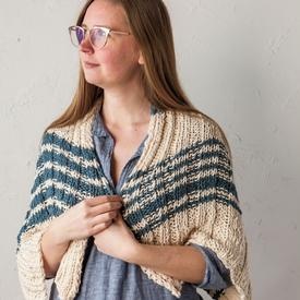 Ocean Breeze Wrap - knitting pattern