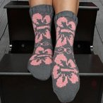 Hibiscus Socks Pattern