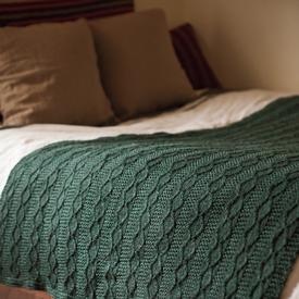 Hearthside Throw - knitting pattern