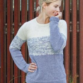 Gradient Pullover - knitting pattern