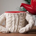 Cable Sweater for Coffee Mug 
