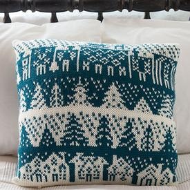 Townscape Pillow - knitting pattern