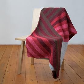 Ribbon Throw - knitting pattern