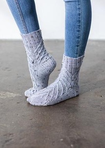 Icicle Twist Socks - knitting pattern