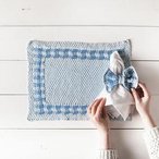 Inlaid Fair Isle Placemat, Napkin Ring