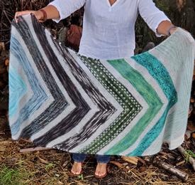 Kaliya Wrap - knitting pattern