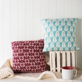 Snowy Pillows - knitting pattern