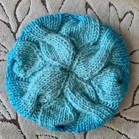 Tidal Wave Hat - knitting pattern