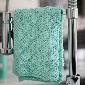 Modern Kitchen Towels - knitting pattern