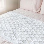 Knit Bobble Stitch Blanket