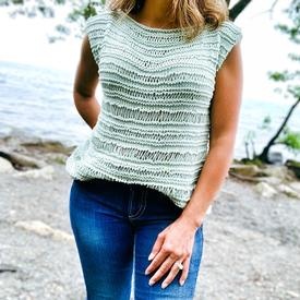 Drop It Tee - knitting pattern