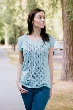 Diamond Leaf Shell Knitting Pattern - KnitPicks.com