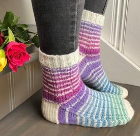 Striping Fun Socks - knitting pattern