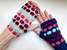 Gumdrops Mittens - knitting pattern