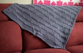 A Candle Lights the Way Blanket - knitting pattern