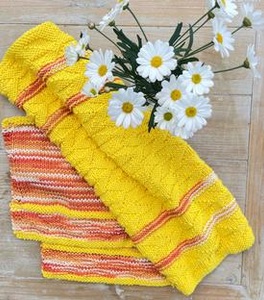 Dishcloths in Dishie , Knitted in Knit Picks Dishie cot…