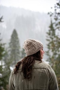 Snow Fern Hat - knitting pattern