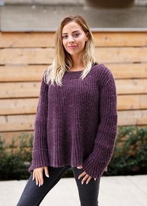 Breanne Brioche Pullover - knitting pattern