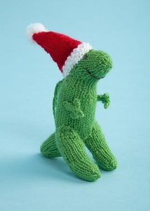 Santa Rex Ornament - knitting pattern