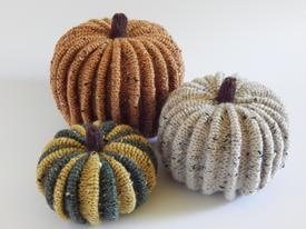 Welted Gourd and Pumpkin Set
