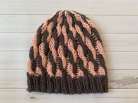 Sinuous Hat - knitting pattern