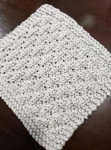 Milk and Sugar Dishcloth - knitting pattern