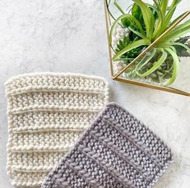 Tuff Puff Trivet / Potholder - knitting pattern