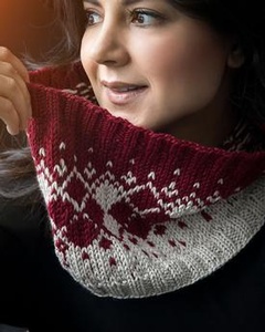 Argyle Cowl - knitting pattern